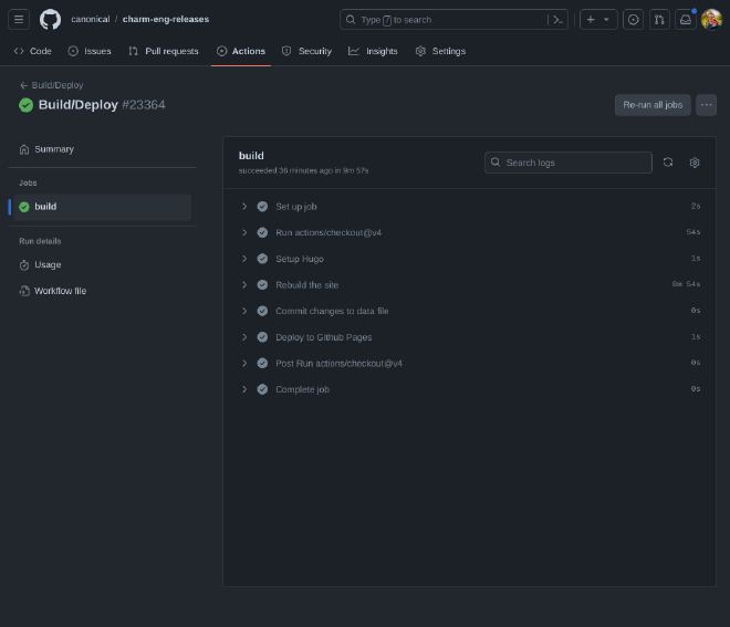 github actions deployment workflow