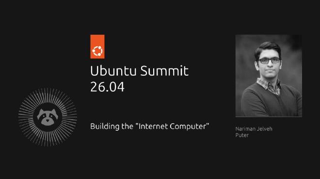 opening slide for building the internet computer talk