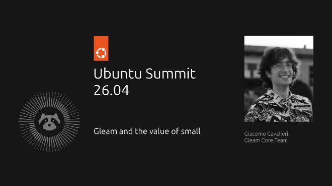 opening slide for gleam and the value of small talk